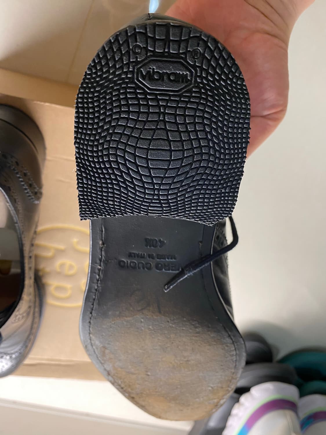 로렌조반피 윙팁 옥스포드 구두 made in Italy (40.5사이즈) 상품이미지3