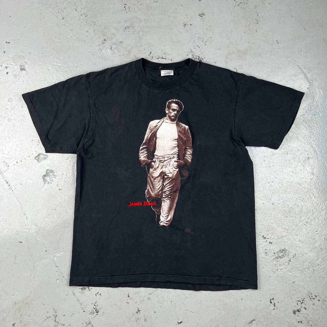 빈티지 제임스딘 스펠아웃 자수 반팔 상품이미지1