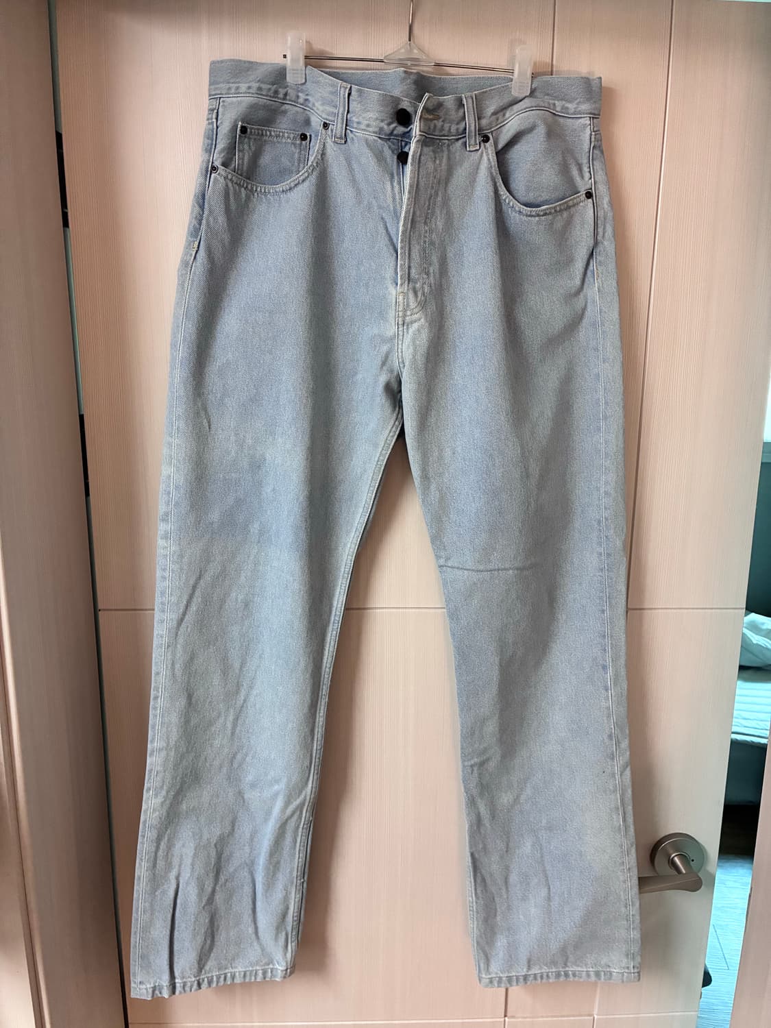 새제품) 칼하트 윕 Nolan Fairfield 데님 팬츠 상품이미지1