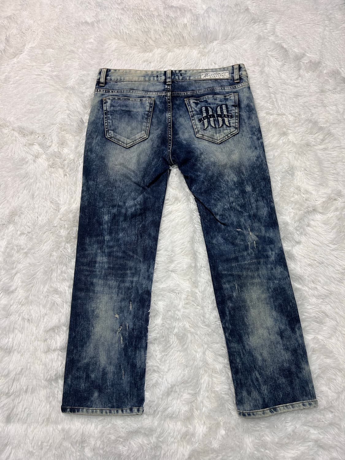 ice distressed washing denim 상품이미지4