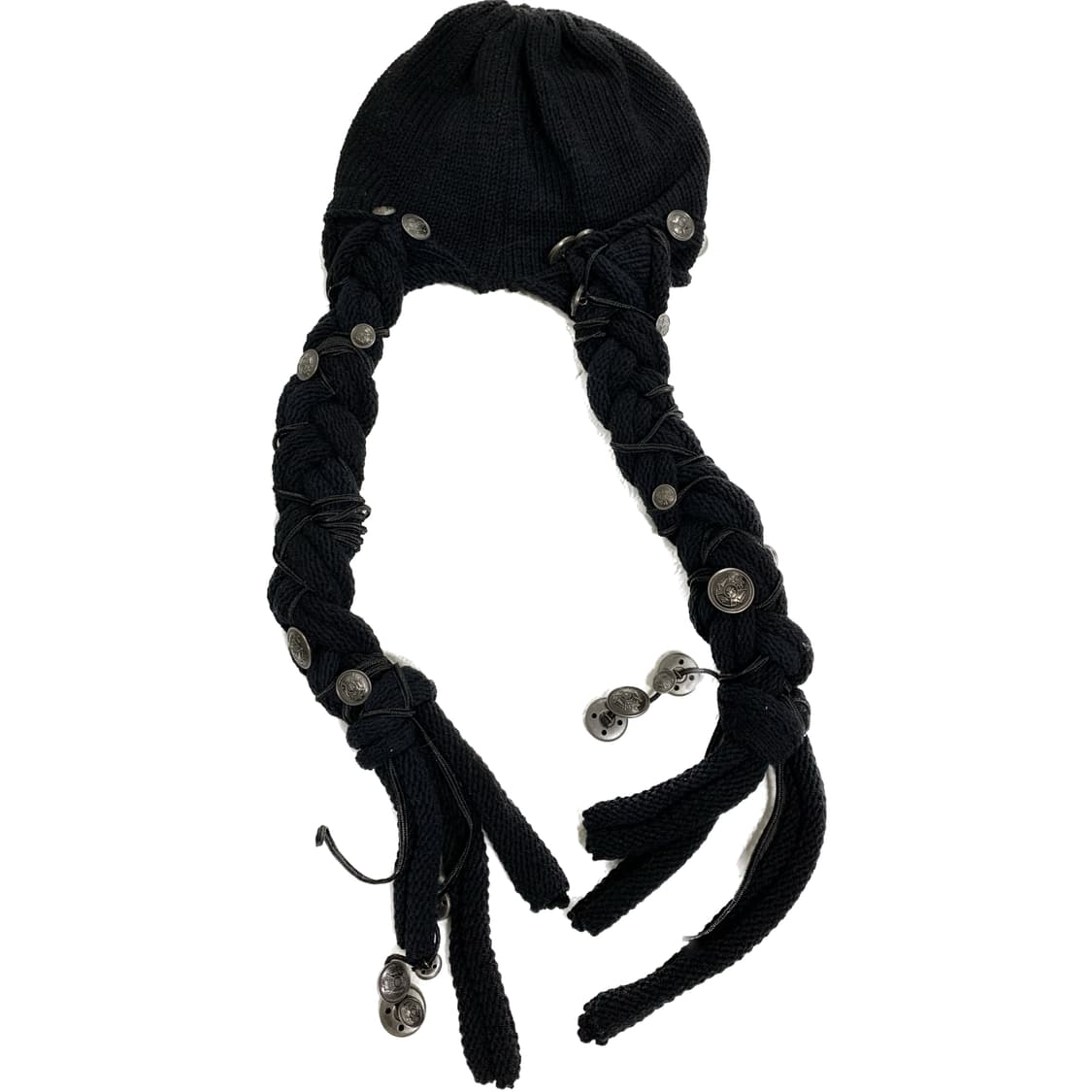 soxjeto x yamimiaogou 나폴레옹 브레이드 니트 모자  상품이미지7