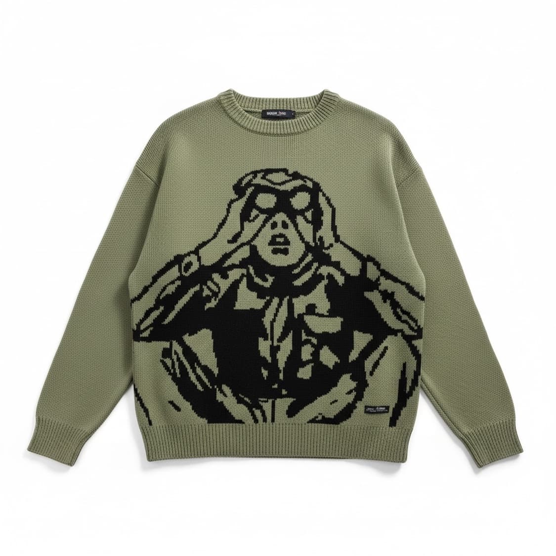 Critic 브랜드 올리브색 니트 XL 상품이미지1