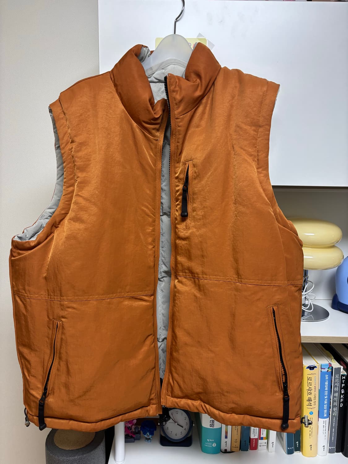 [새상품] 더바이닐하우스 리버서블 패딩조끼 L 상품이미지6