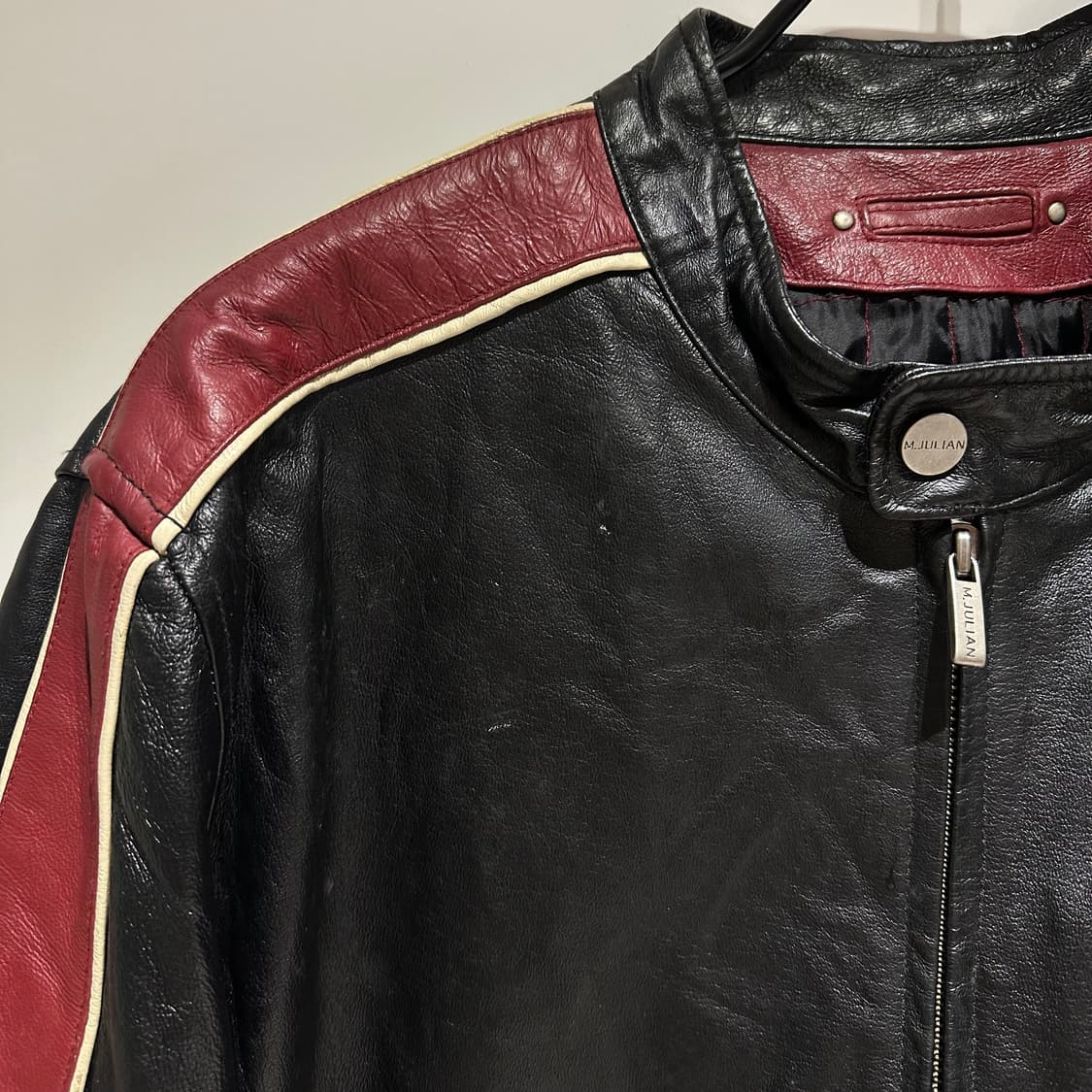 윌슨 레더 카페레이서 레더자켓 상품이미지5