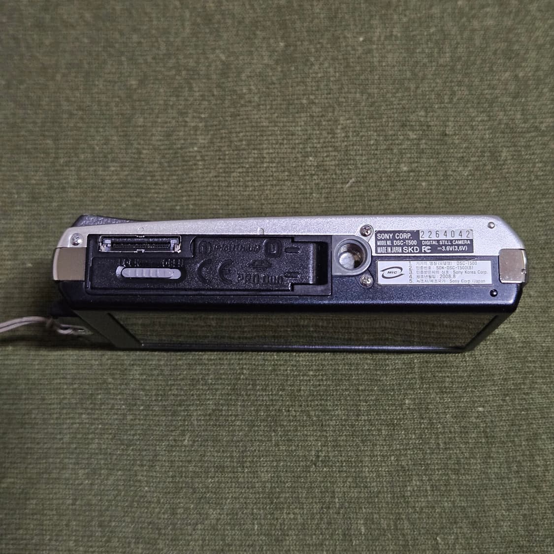 소니 사이버샷 dsc T-500 빈티지 디카 판매합니다 상품이미지5