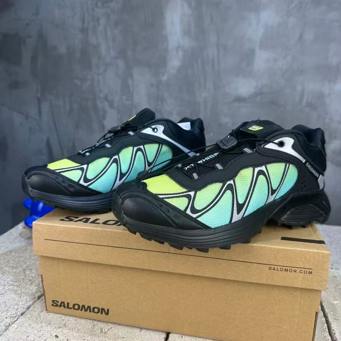 살로몬 XT-위스퍼 블랙 아이스드 아쿠아  265mm 상품이미지3