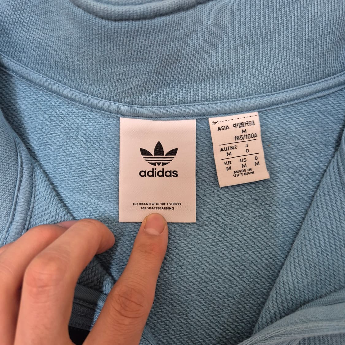 아디다스 X 마크곤잘레스 콜라보 하프집업 반집업 맨투맨 M(95) 상품이미지6