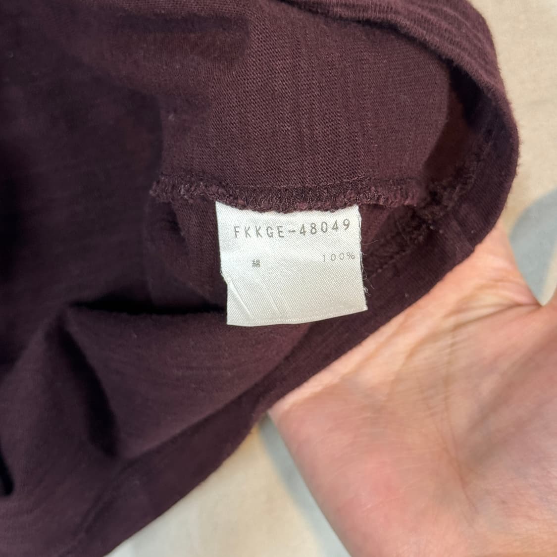 S) 미쉘 클랑 Michel Klein 슬러브 반팔 티셔츠 상품이미지7