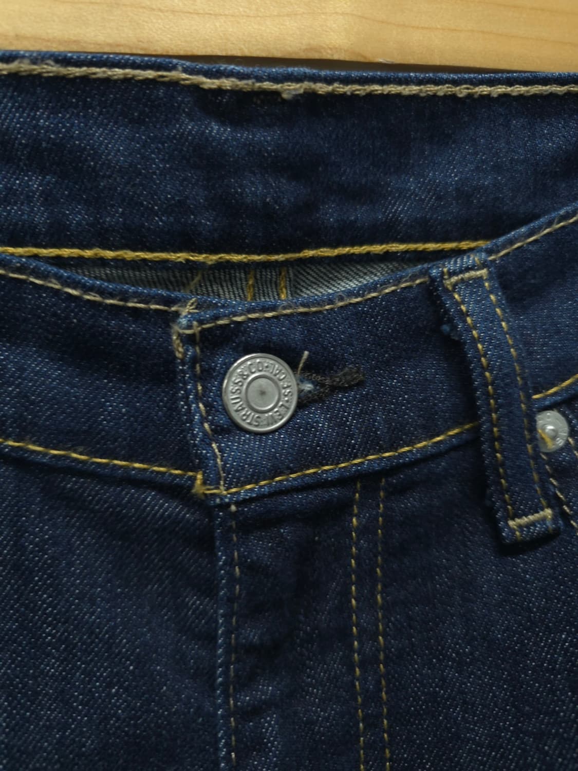 리바이스 513 슬림 스트레이트 진청 데님 팬츠 (30) 상품이미지3