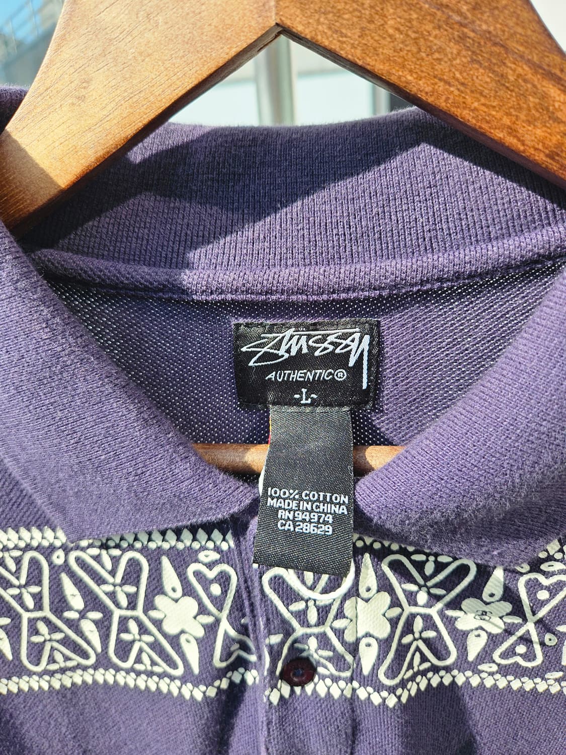 스투시 00s 카라 티셔츠 상품이미지3