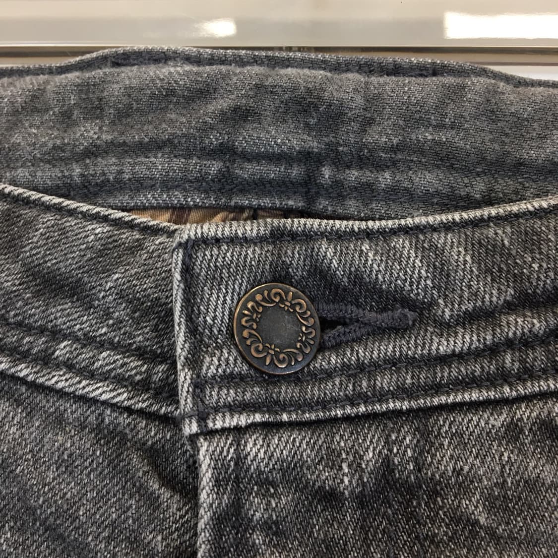 닥스 그레이 스트레이트 워싱 데님진 32 인치  상품이미지2