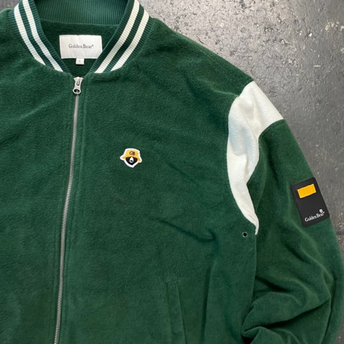 100 골든베어 파쓰리 바시티 자켓 상품이미지2