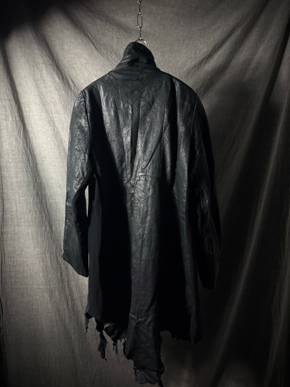Yasuyuki Ishii Distressed Leather Jacket 상품이미지7