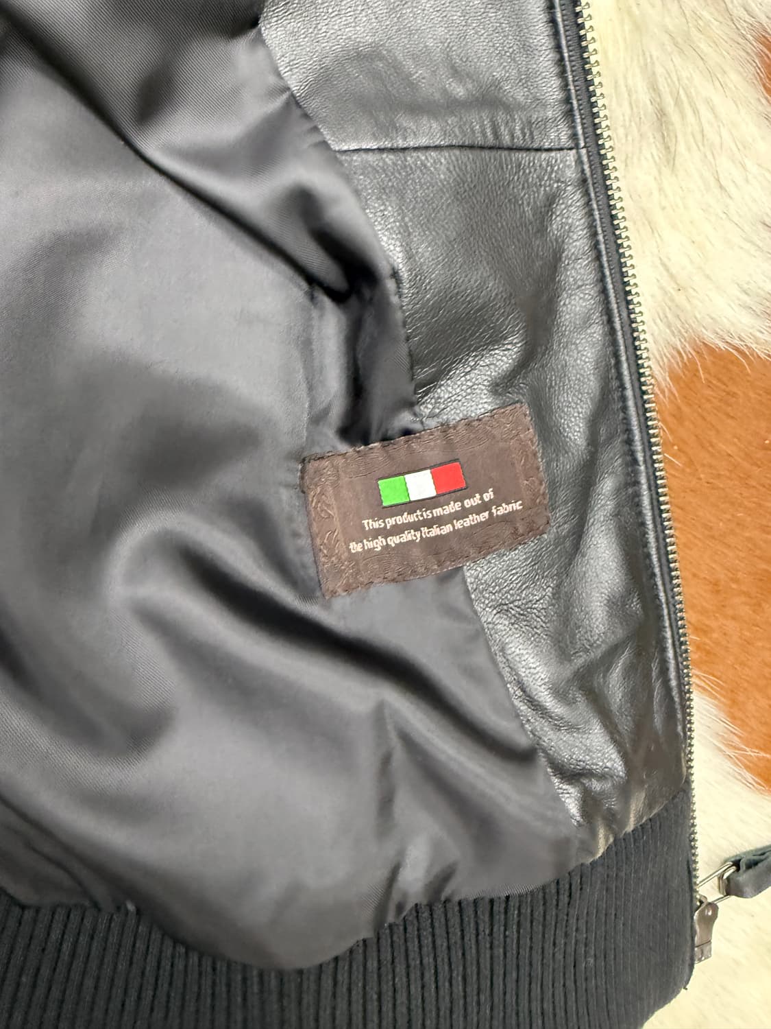 이탈리안 램레더 크롭 보노자켓 상품이미지5