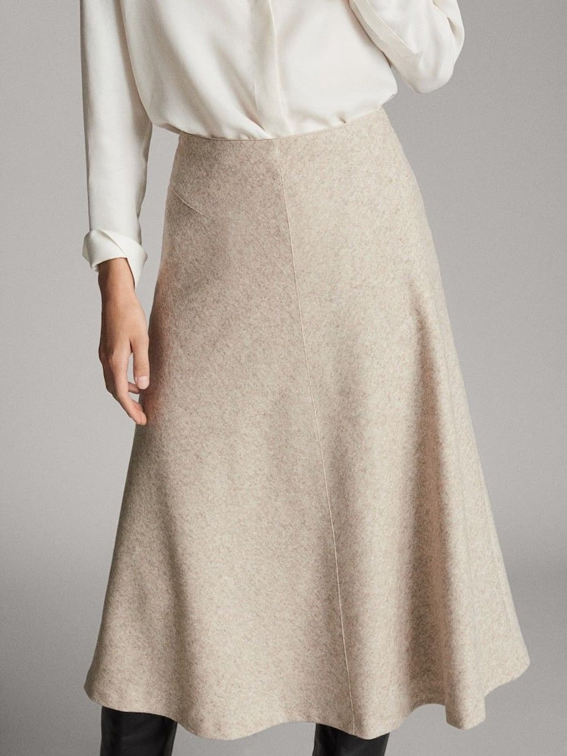 마시모두띠 울 스커트 상품이미지4