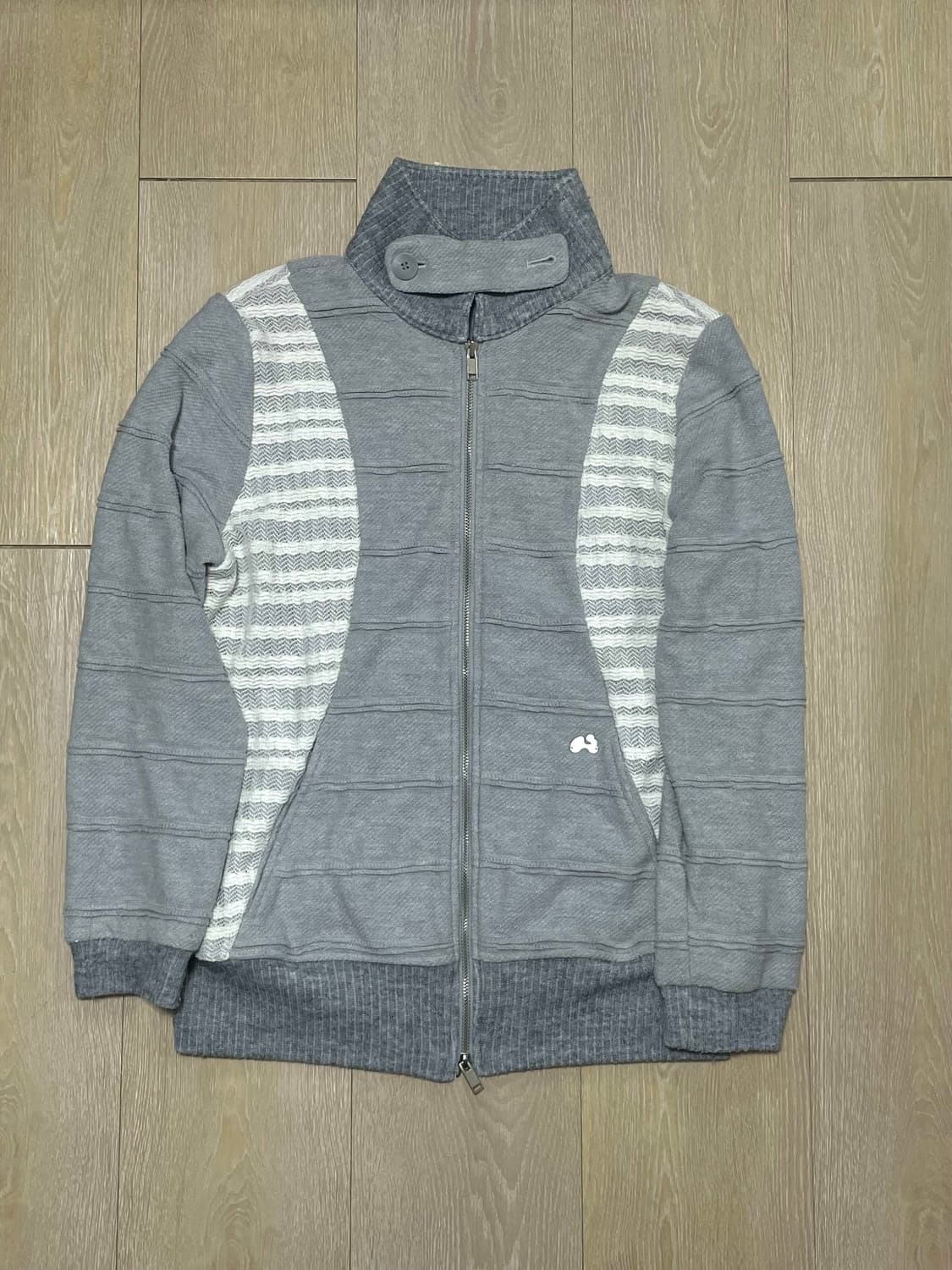 Hug your skin 니트 집업 상품이미지1