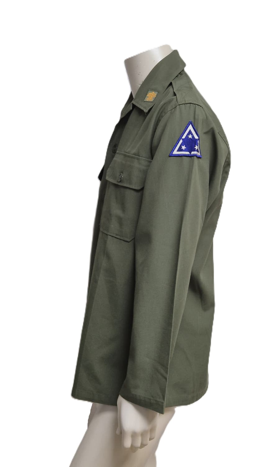 육군 구형 3사단 보병 소위 민무늬 전투복 상의 자켓 (XL) 상품이미지2