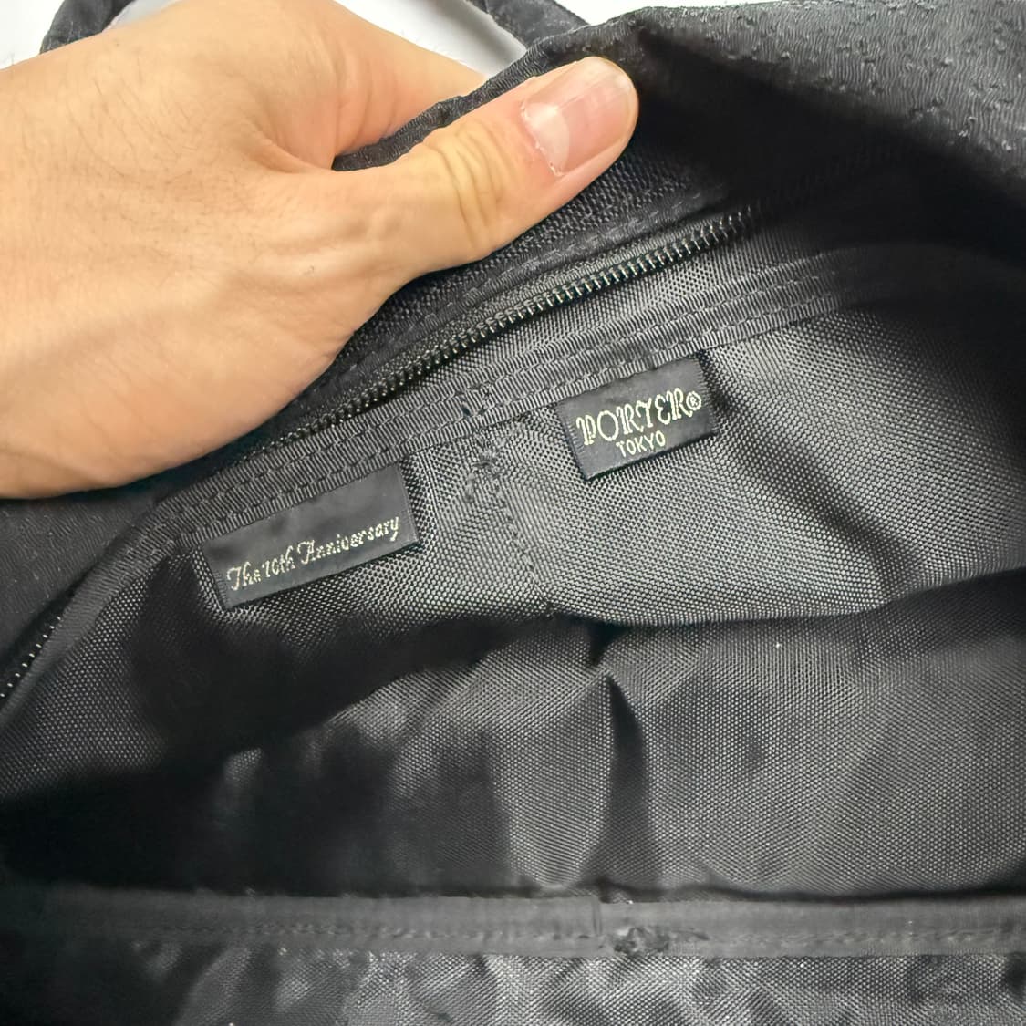 요시다포터 70주년 탱고 보스턴백 블랙 상품이미지10