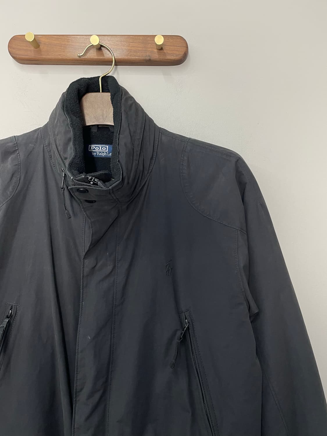 폴로 랄프로렌 90s 하이넥 블랙 점퍼 H2588 상품이미지3