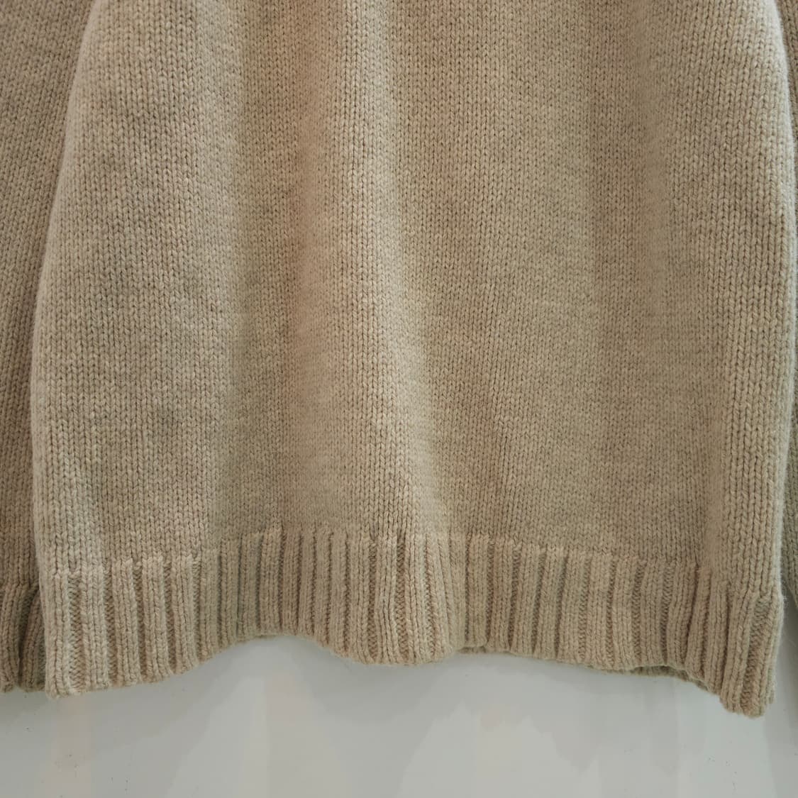 90's 갭 울 하프 집업 니트 상품이미지4