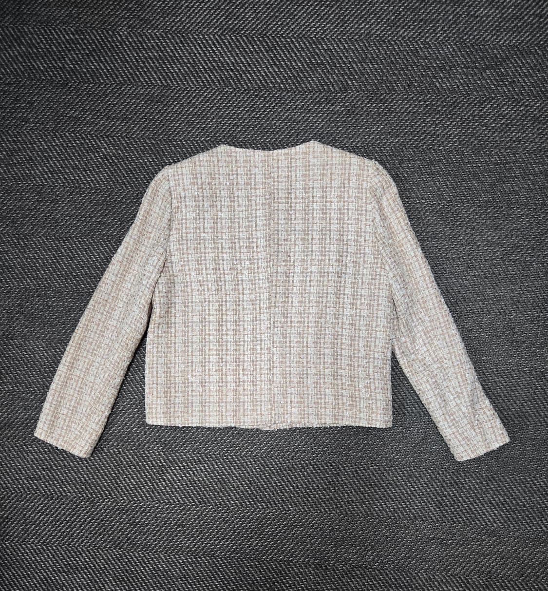 지고트 JIGOTT 핑크 트위드 자켓 상품이미지2