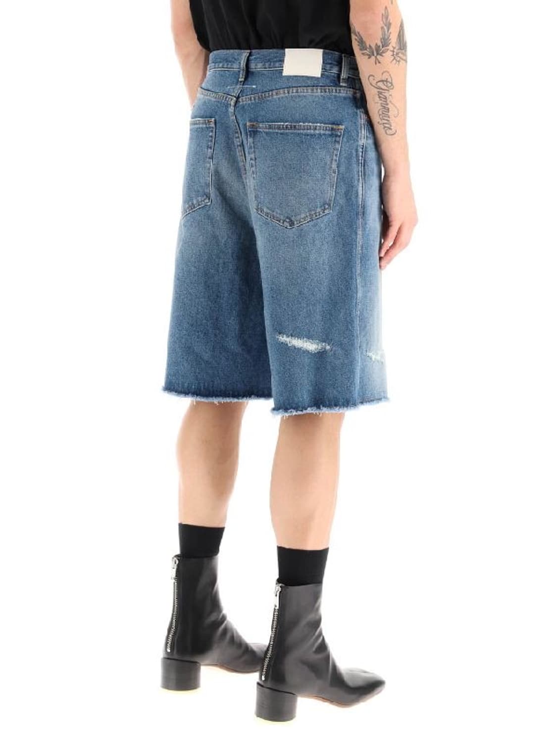 MM6 로우컷 데님 버뮤다 팬츠 상품이미지3