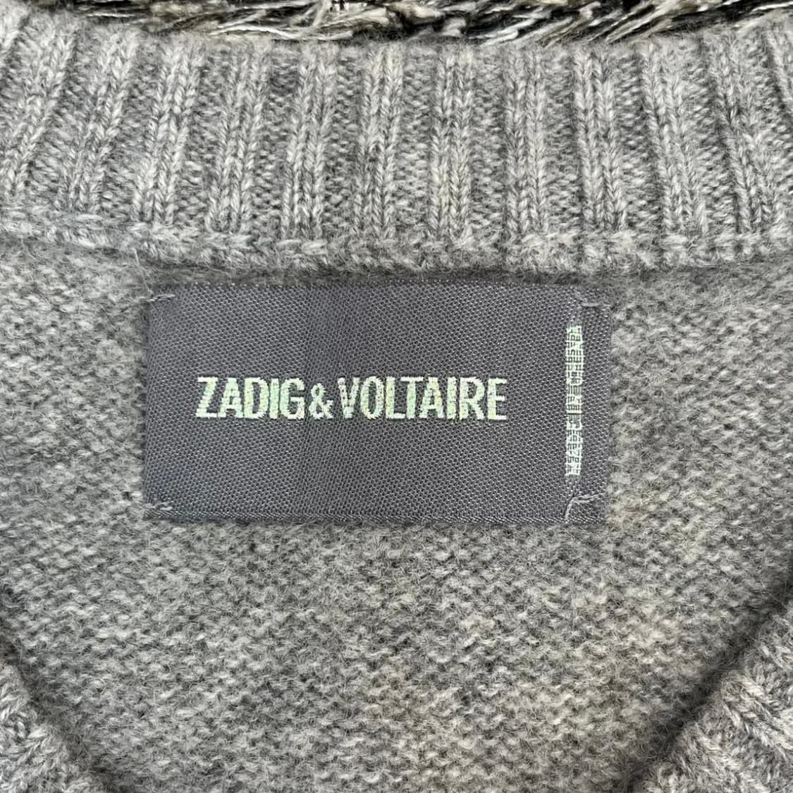 쟈딕앤볼테르 캐시미어 100% 브이넥 니트 (M) 상품이미지3