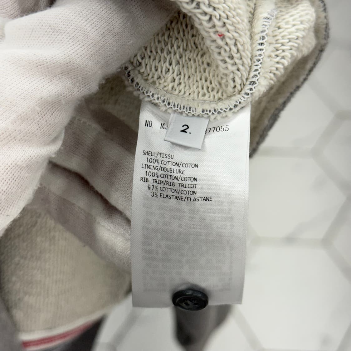 [2] 톰브라운 백삼선 후드티 상품이미지8