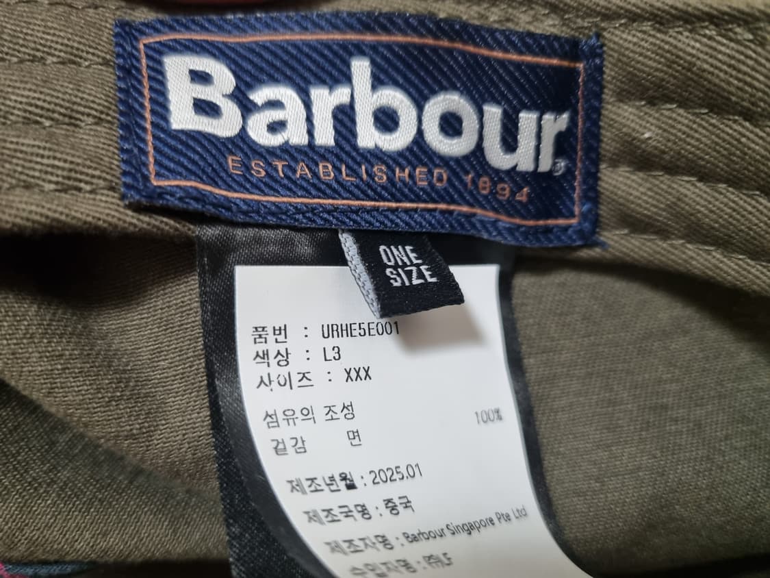 바버 Cascade Sports 캡모자 카키그레이 상품이미지10