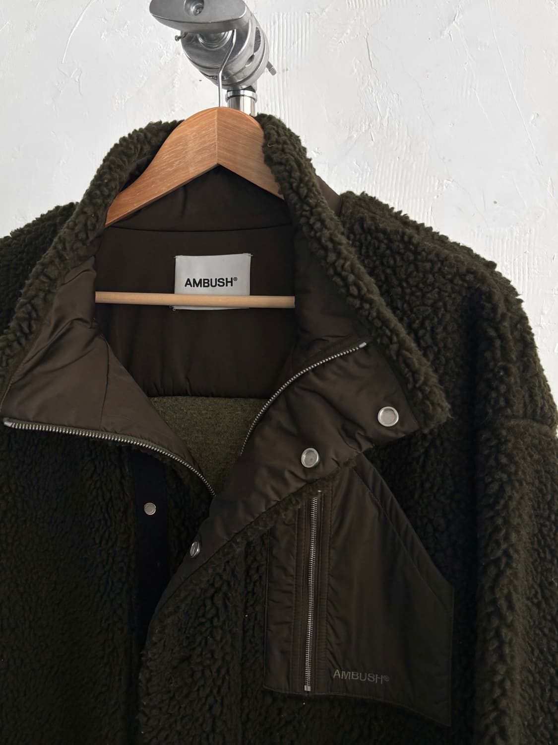 AMBUSH 앰부쉬 투톤 플리스 풀집 자켓 상품이미지2