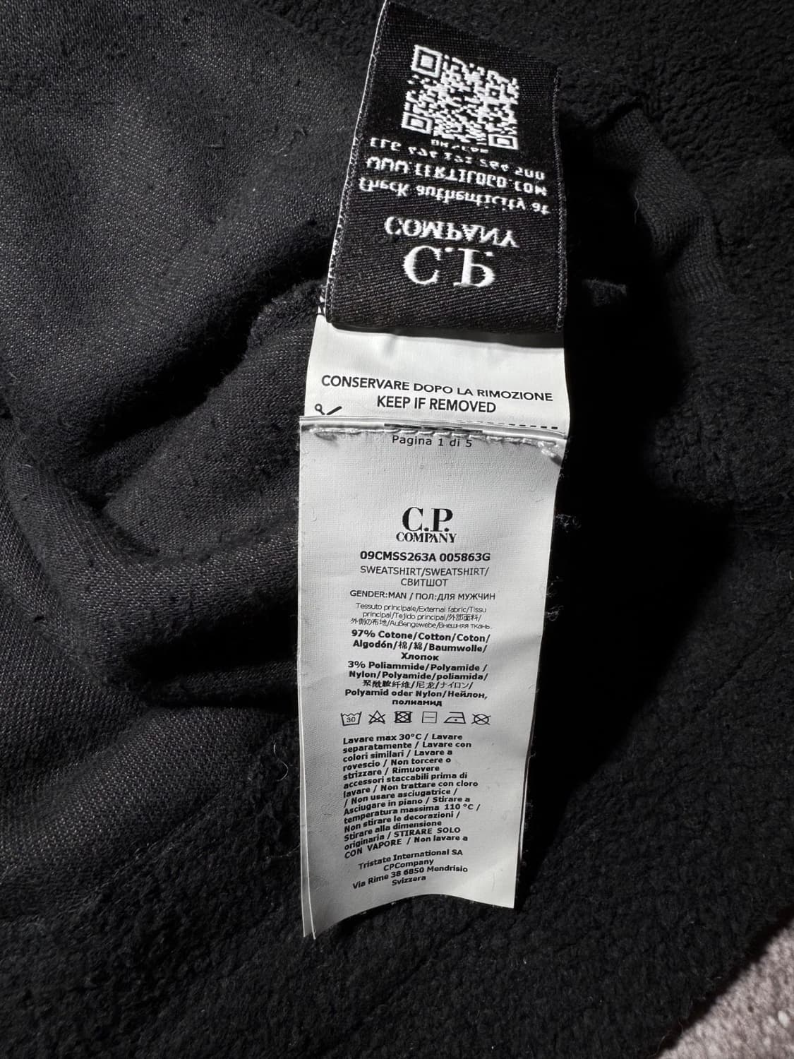 C.P. 컴퍼니 폴라 플리스 렌즈 맨투맨 상품이미지10