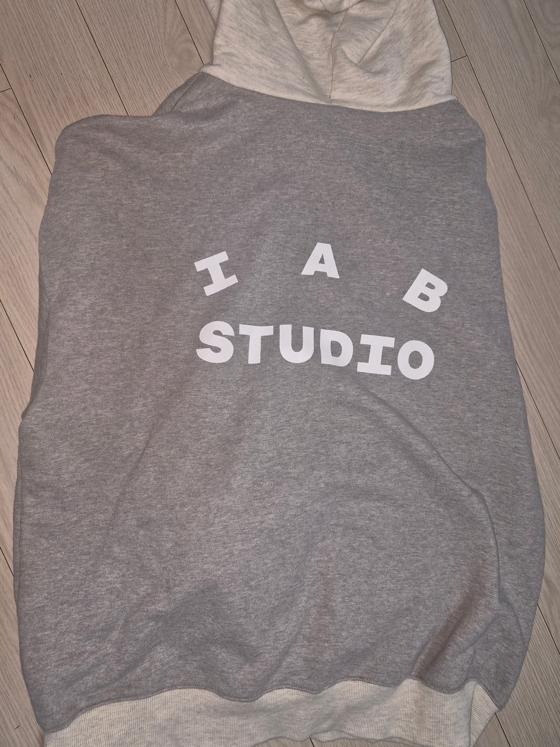 IAB STUDIO 배색 후드티 상품이미지2