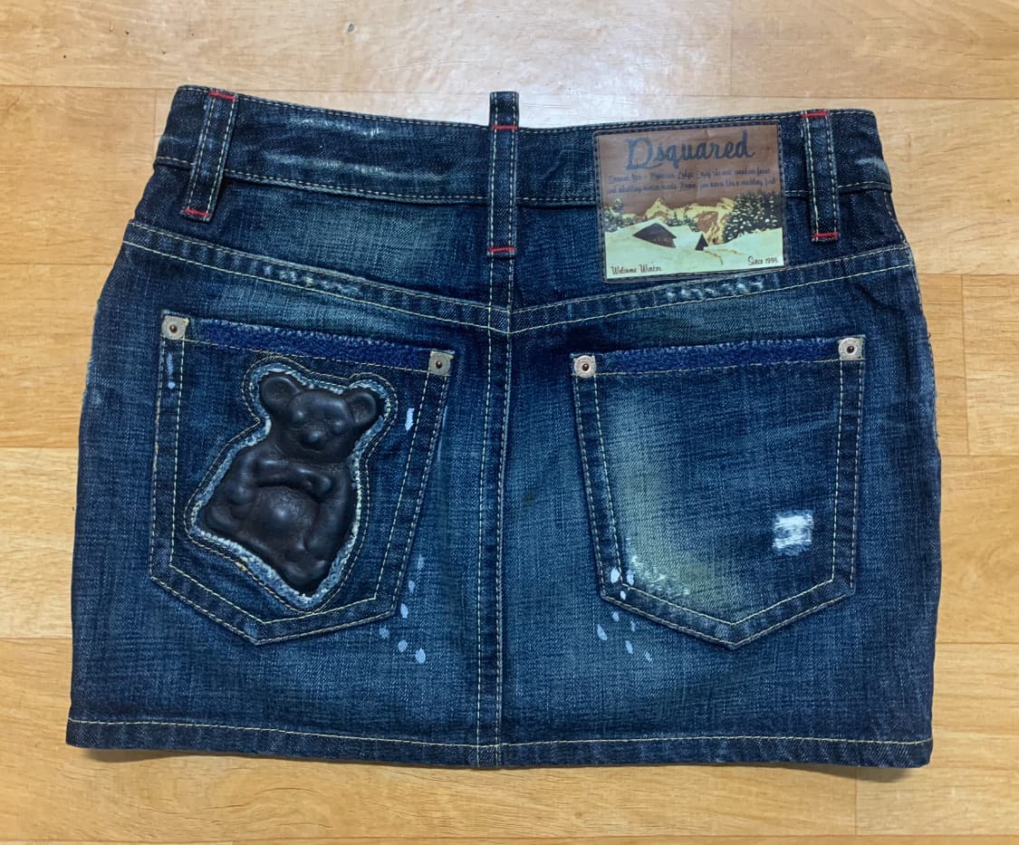 DSQUARED2 디스퀘어드 데님 미니스커트(40 사이즈) 상품이미지8