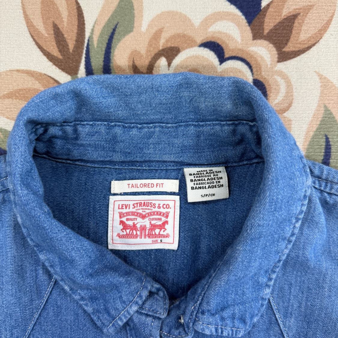 (우먼즈S)리바이스 Levis 웨스턴 데님셔츠 상품이미지2