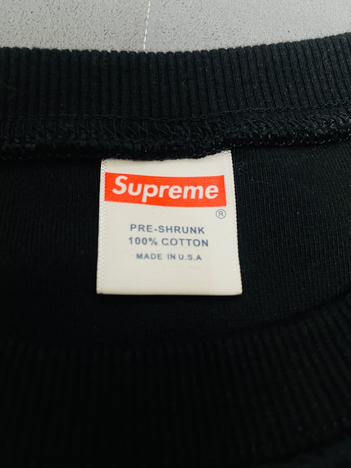 슈프림 크루넥 맨투맨 L사이즈 상품이미지5