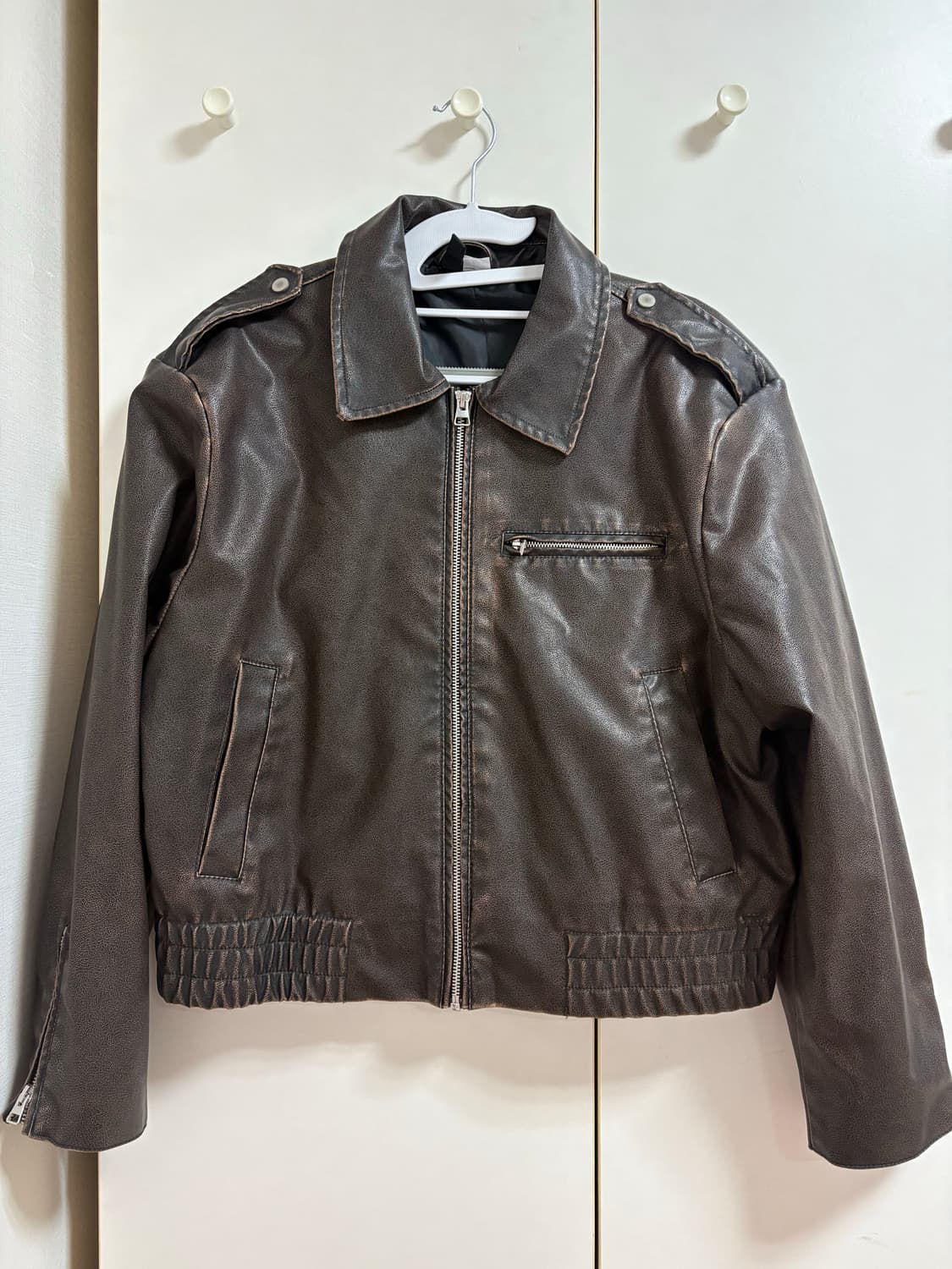 H&m 가죽자켓 상품이미지1