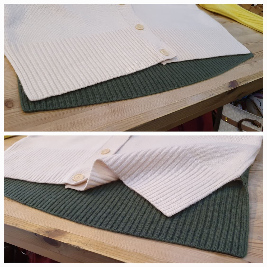 66/88.COS 캐시미어 블록가디건 상품이미지7