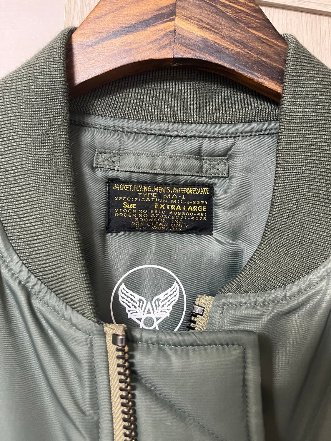 브론슨 ma-1 중국판 xl 판매 상품이미지2