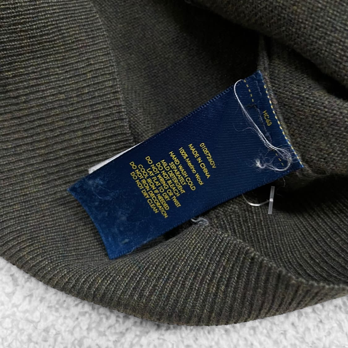 폴로 랄프로렌 스웨이드 엘보우 패치 가디건 카키 상품이미지5