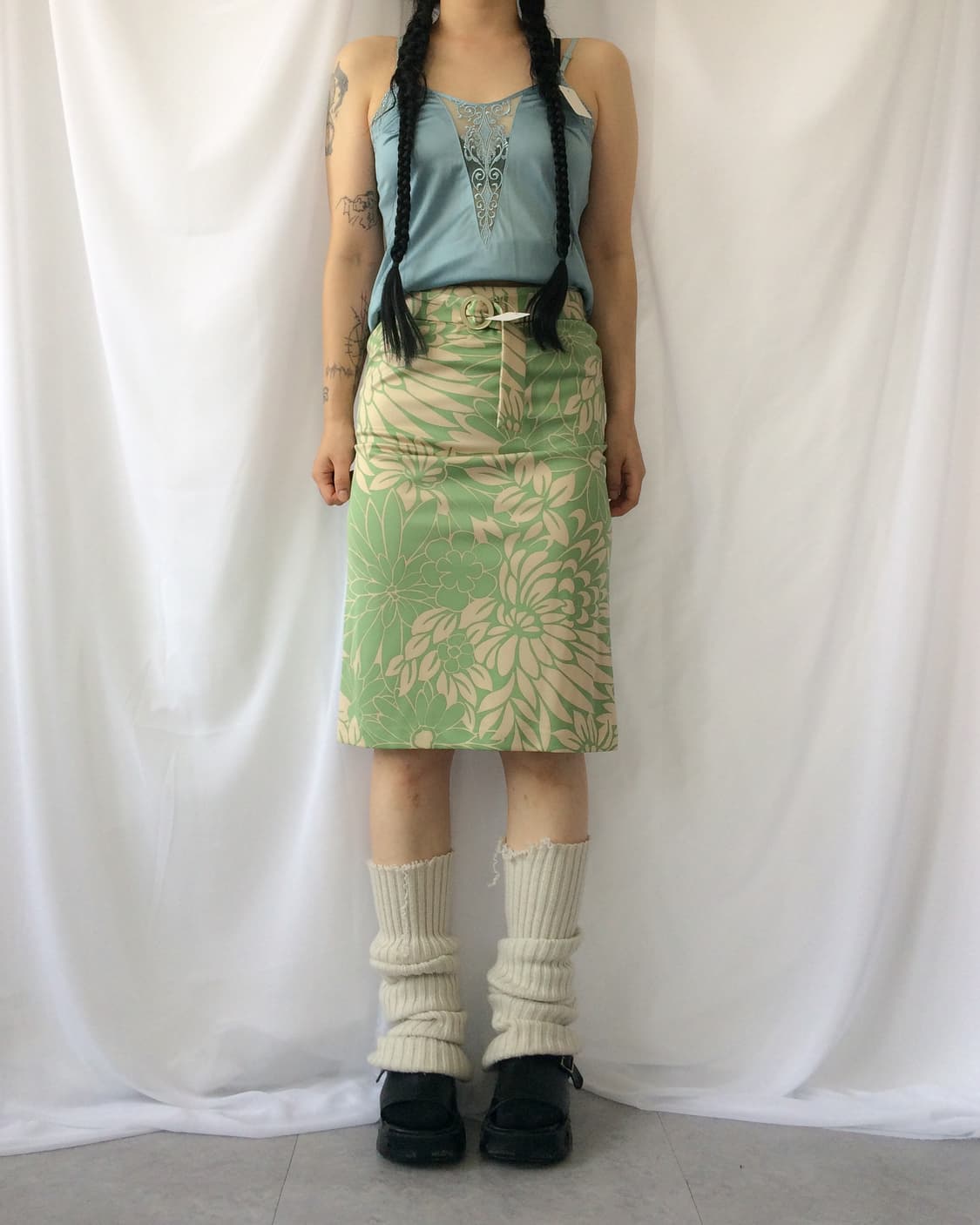Tied full printing mdii skirt 상품이미지5