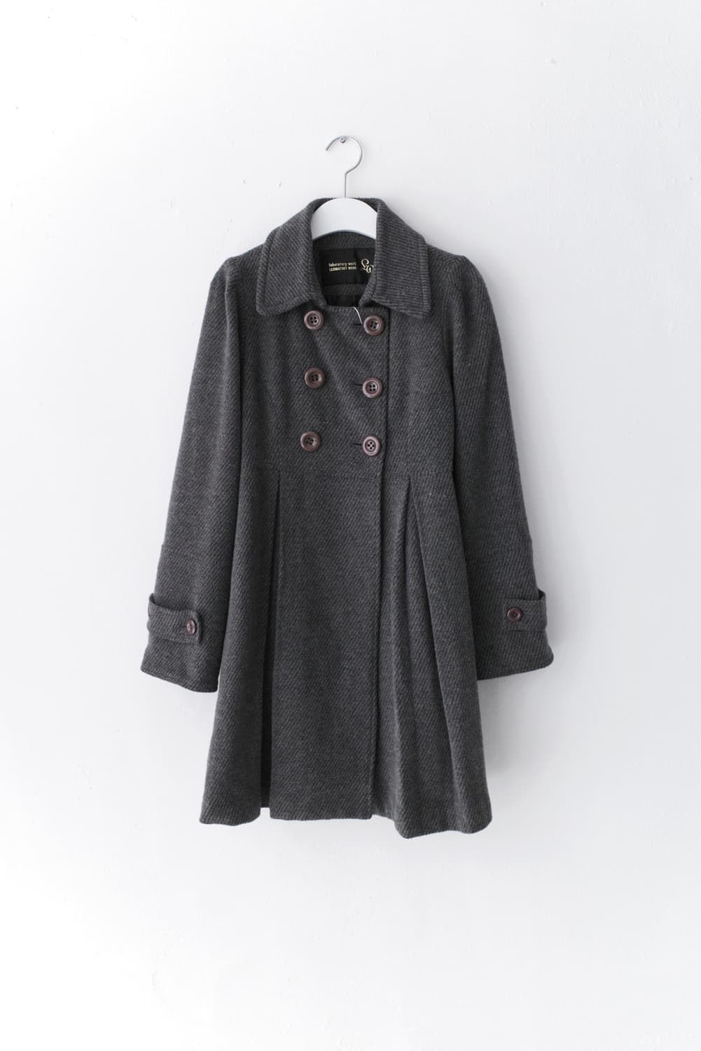 pleats button coat  상품이미지1