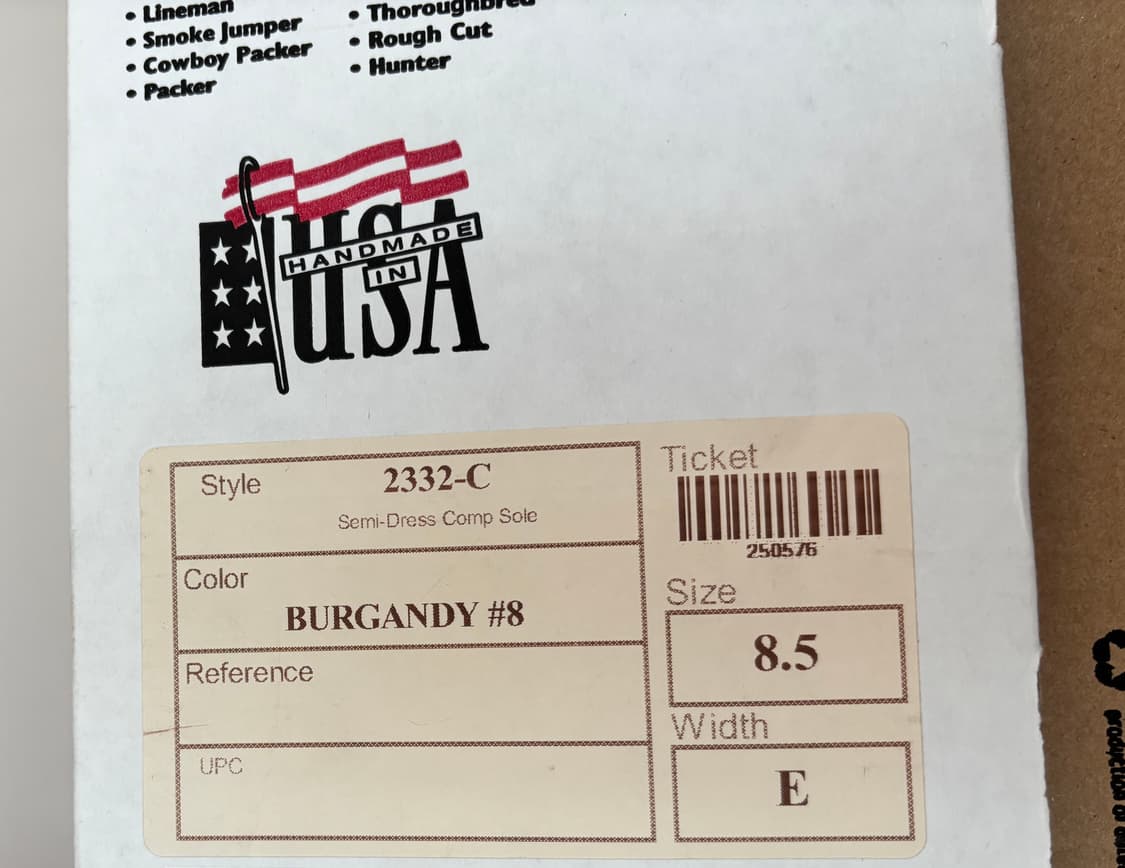 [새제품] 화이츠부츠 세미드레스 8.5 상품이미지5