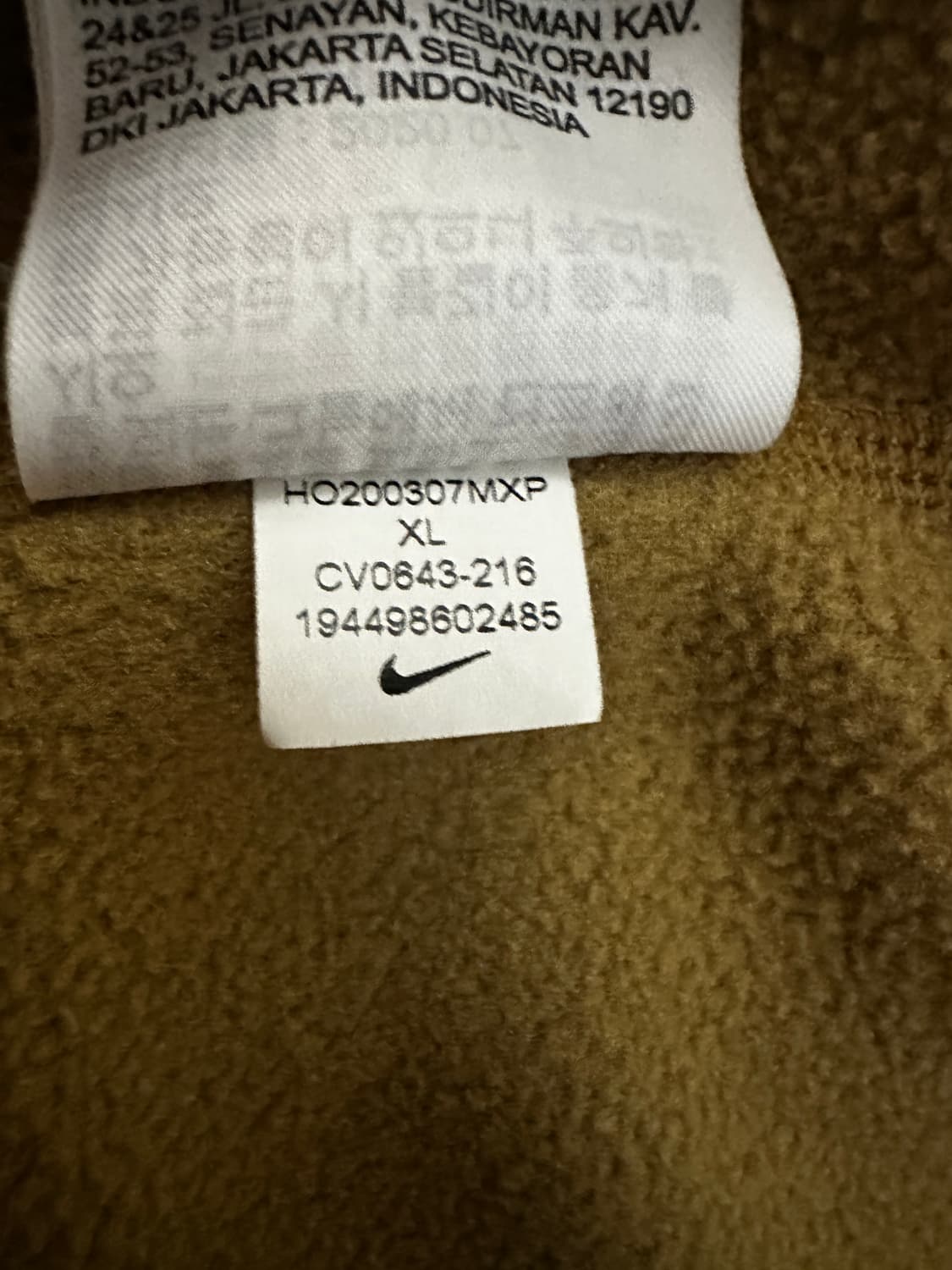 나이키 ACG 폴라텍 울프 트리 풀오버 후디 골든베이지105XL 상품이미지7