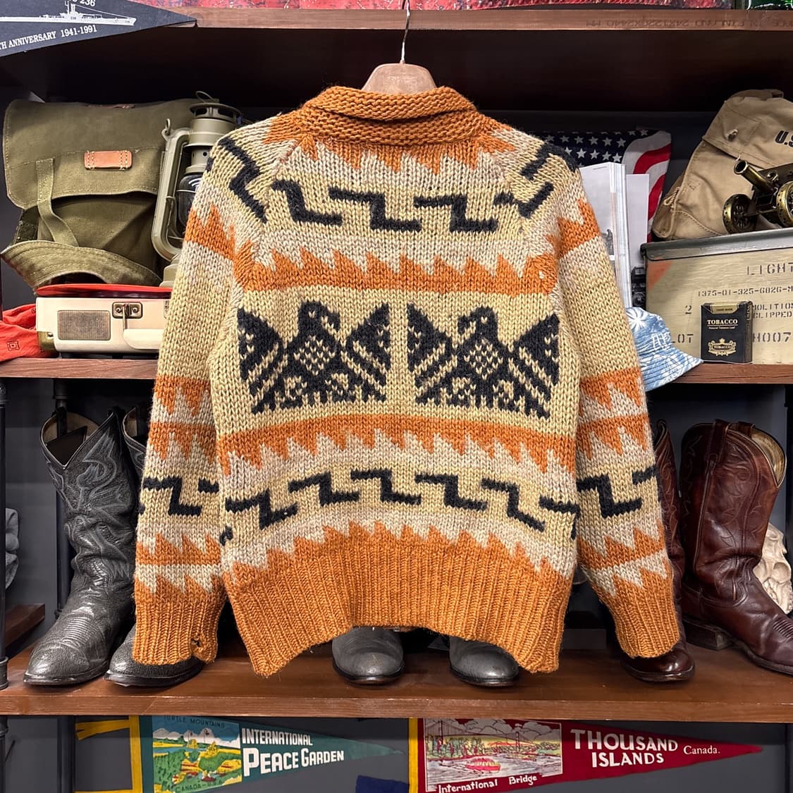 Gembony 썬더버드 천둥새 네이티브 코위찬 스웨터 N99 상품이미지2