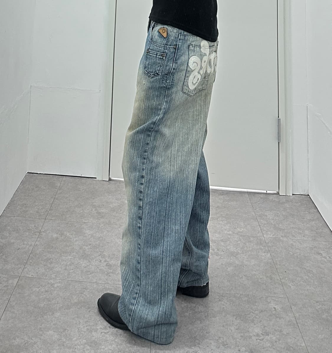 Akademiks back embroidery detail denim  상품이미지2