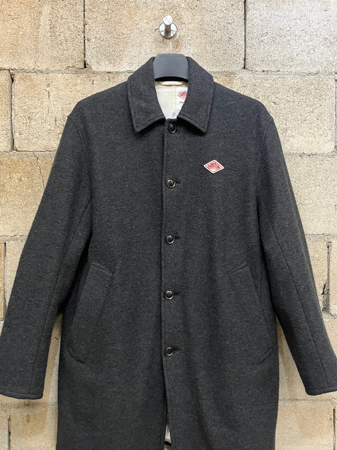 단톤 울 싱글 코트 상품이미지2