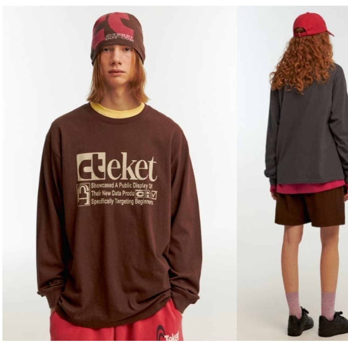 테켓 플랜티 롱슬리브 브라운 M  상품이미지1