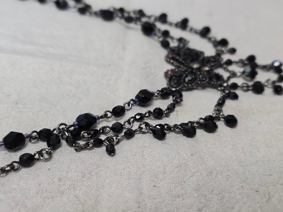 ANNA SUI gothic black butterfly necklace 상품이미지6