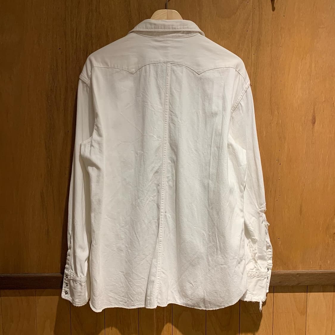 언유즈드 웨스턴 데미지 셔츠 상품이미지8