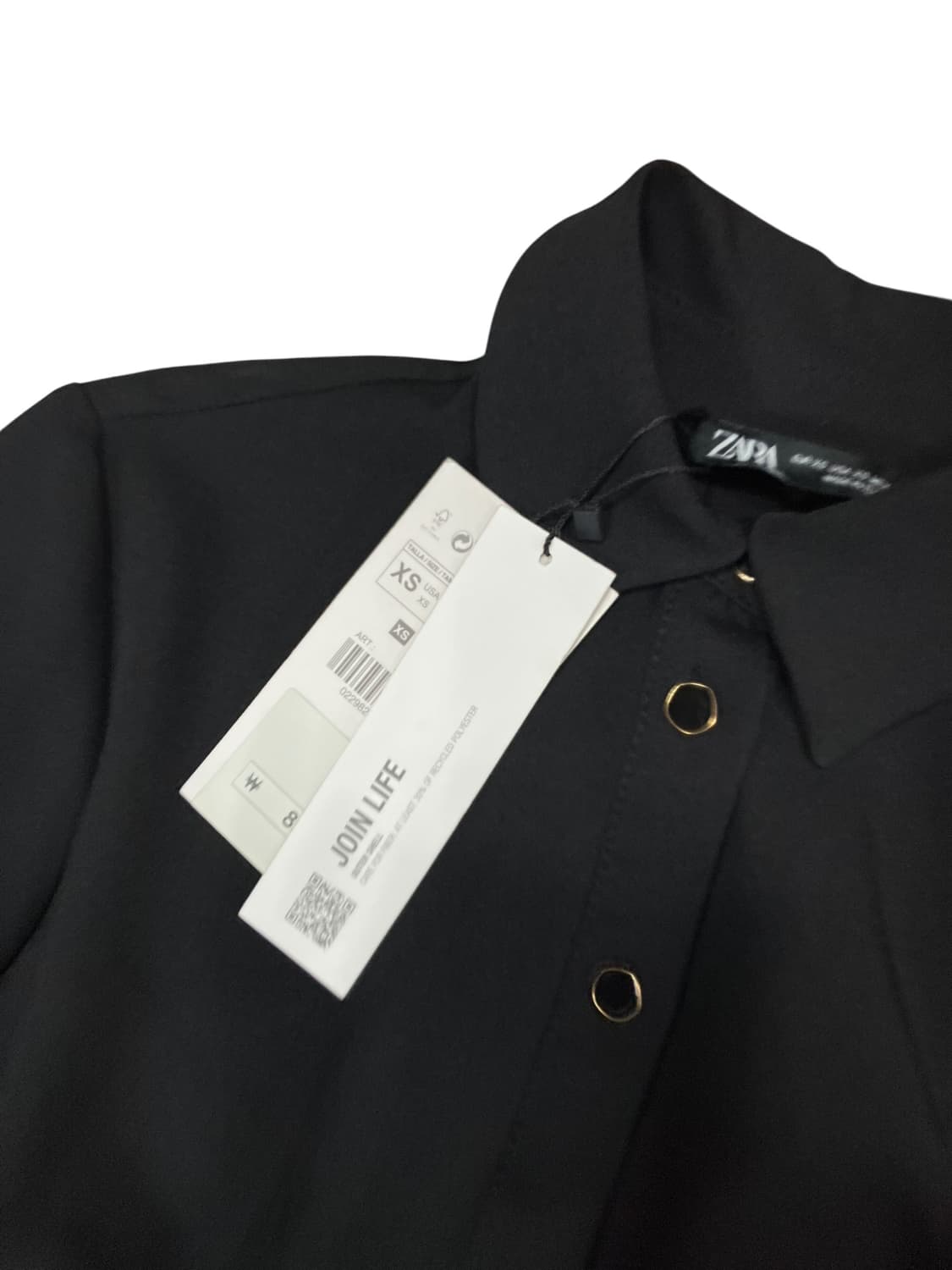 ZARA 자라 블랙 오피스 룩 롱 원피스 XS 상품이미지10